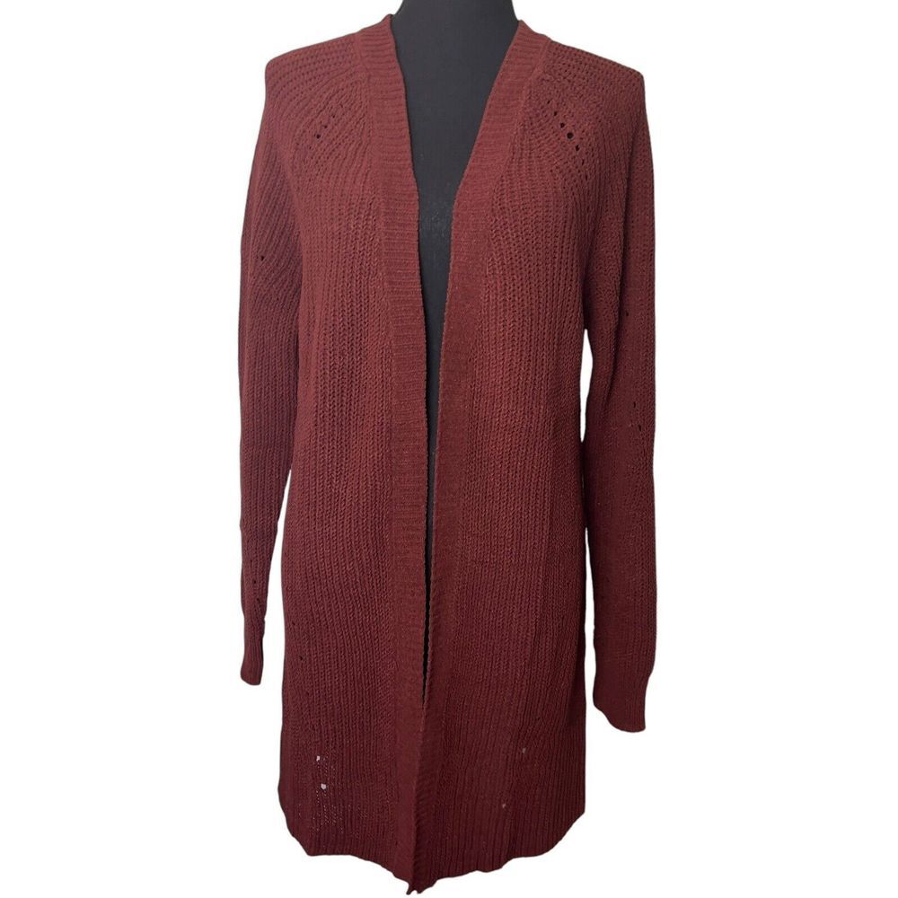 Love Ellie for Stitch Fix Anna Pointelle Open‎ Front Women's Size M Cardigan
